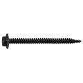 Midwest Fastener Self-Drilling Screw, #8 x 2 in, Brown Ruspert Steel Hex Head Hex Drive, 100 PK 54495